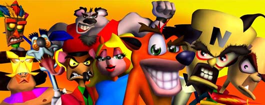 Quando Crash trottolava ancora sulla grigia Psx. 